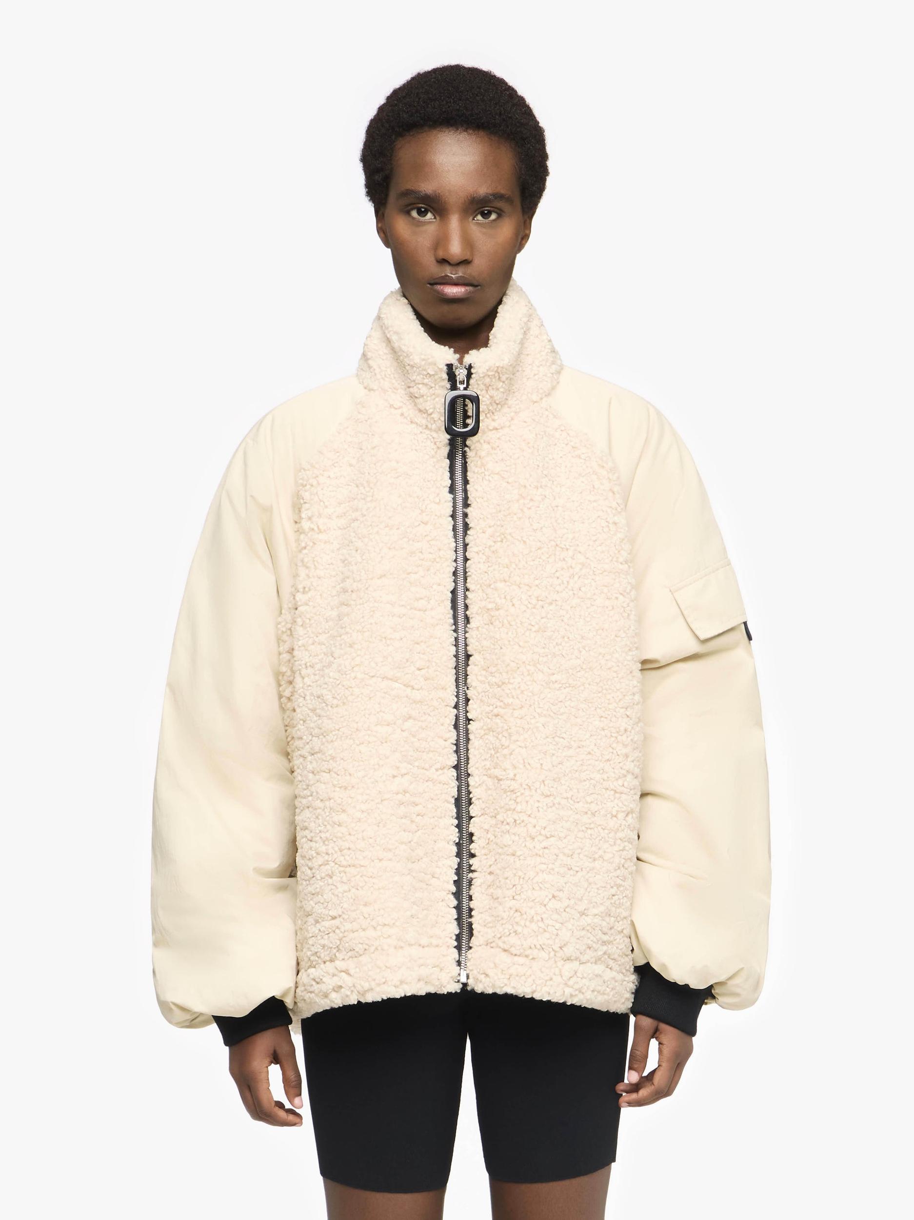 COLOUR BLOCK FLEECE TRACK TOP Product Image