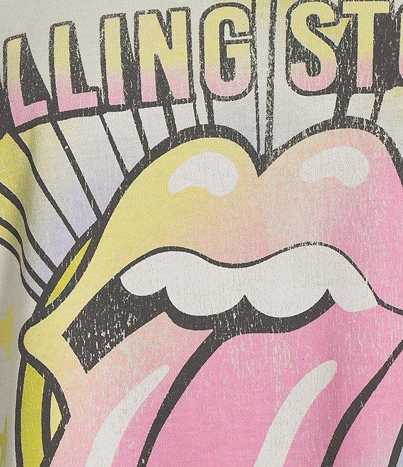 GB Rainbow Rolling Stones Graphic T-Shirt Product Image