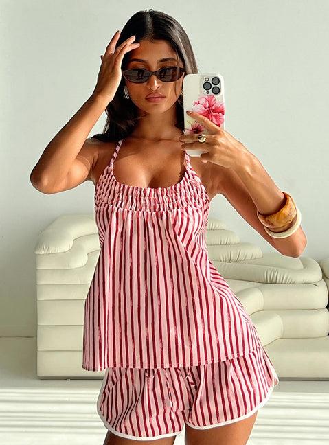 Your Everything Top Pink Stripe Product Image