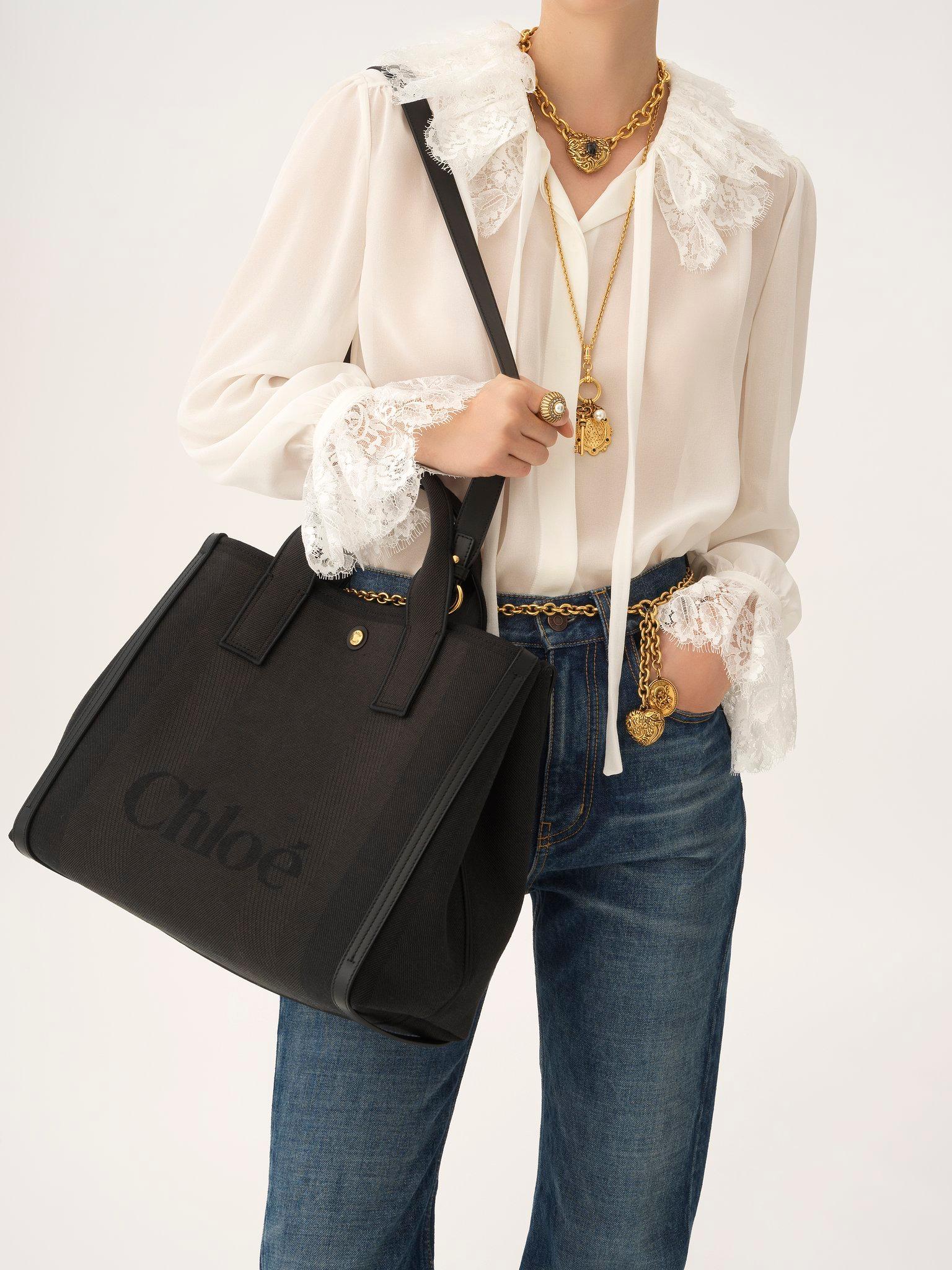 Chloé Carry tote bag in canvas Product Image