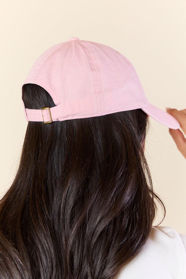 Pink Pearl Bow Hat Girls Product Image