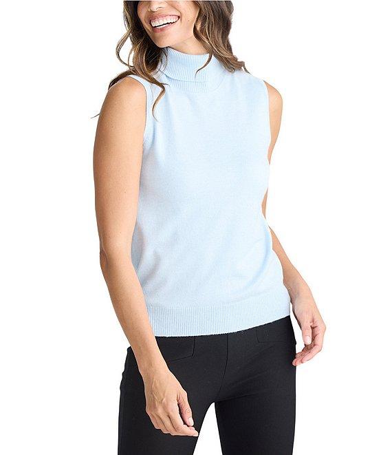 Brave + True Sleeveless Pullover Knit Turtleneck Top Product Image
