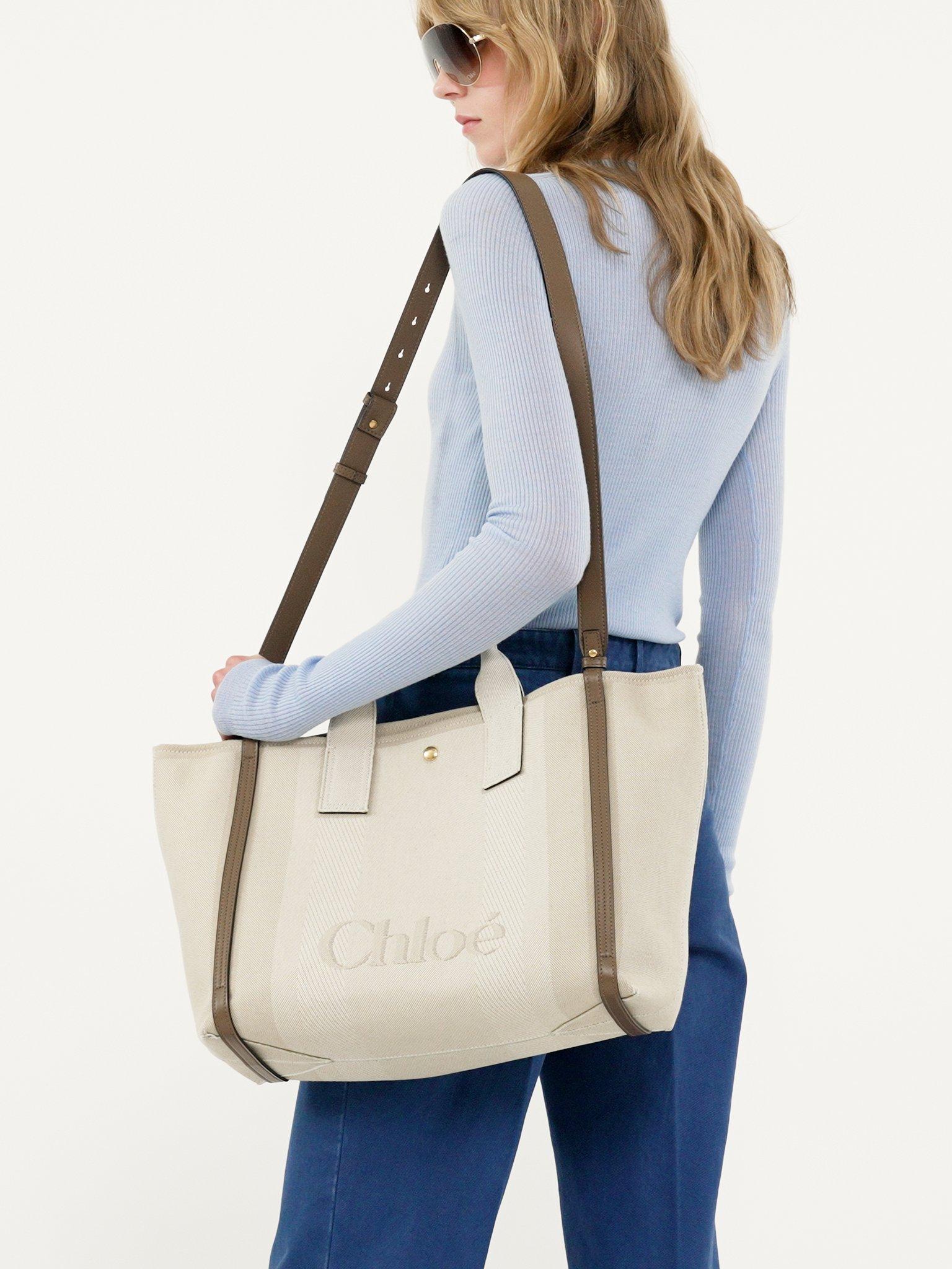 Chloé Carry tote bag in canvas Product Image