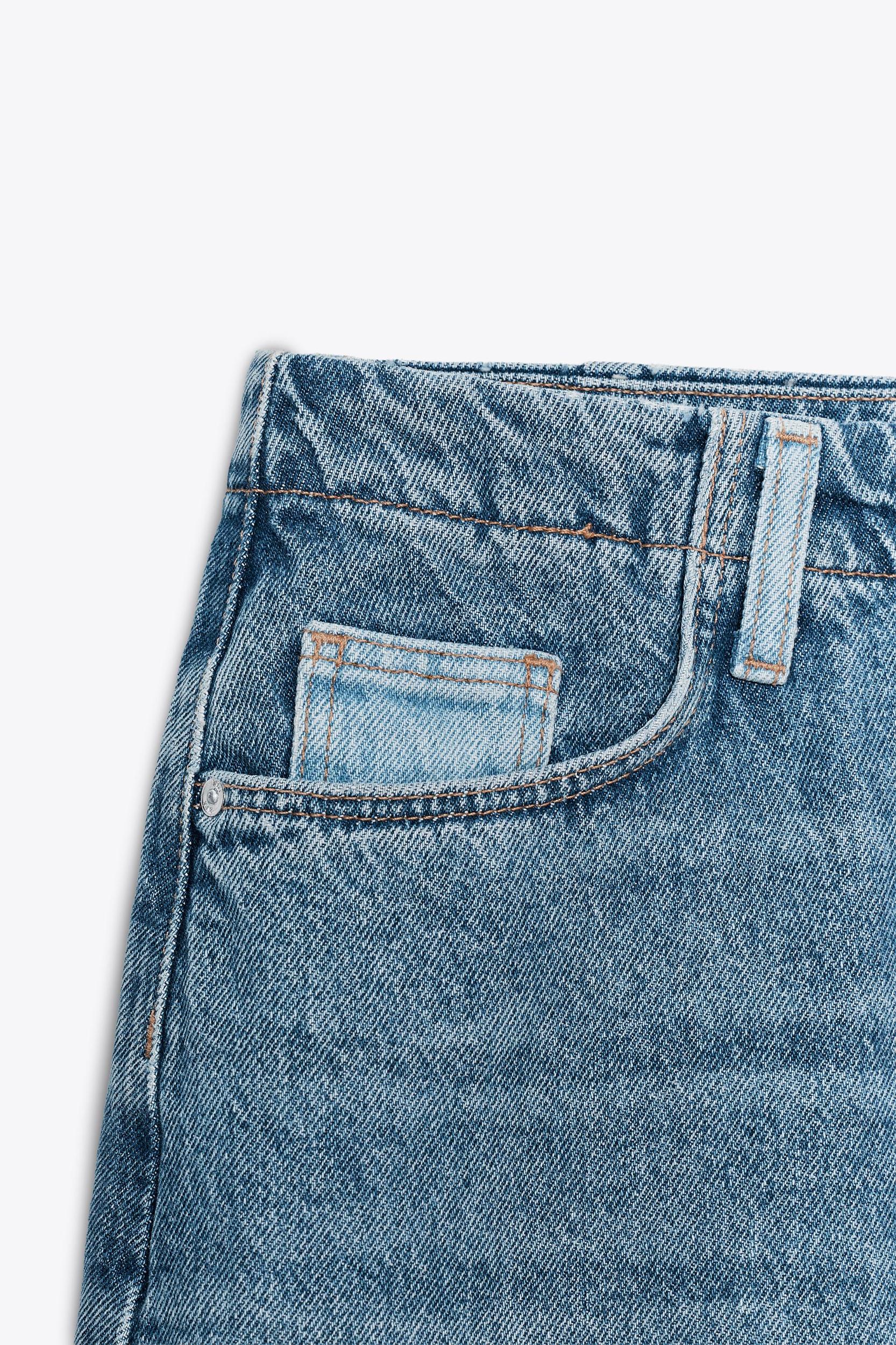 Z1975 COMBINED DENIM MIDI SKIRT Product Image