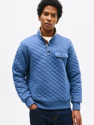 Quilted Quarter-Snap Sweatshirt Product Image