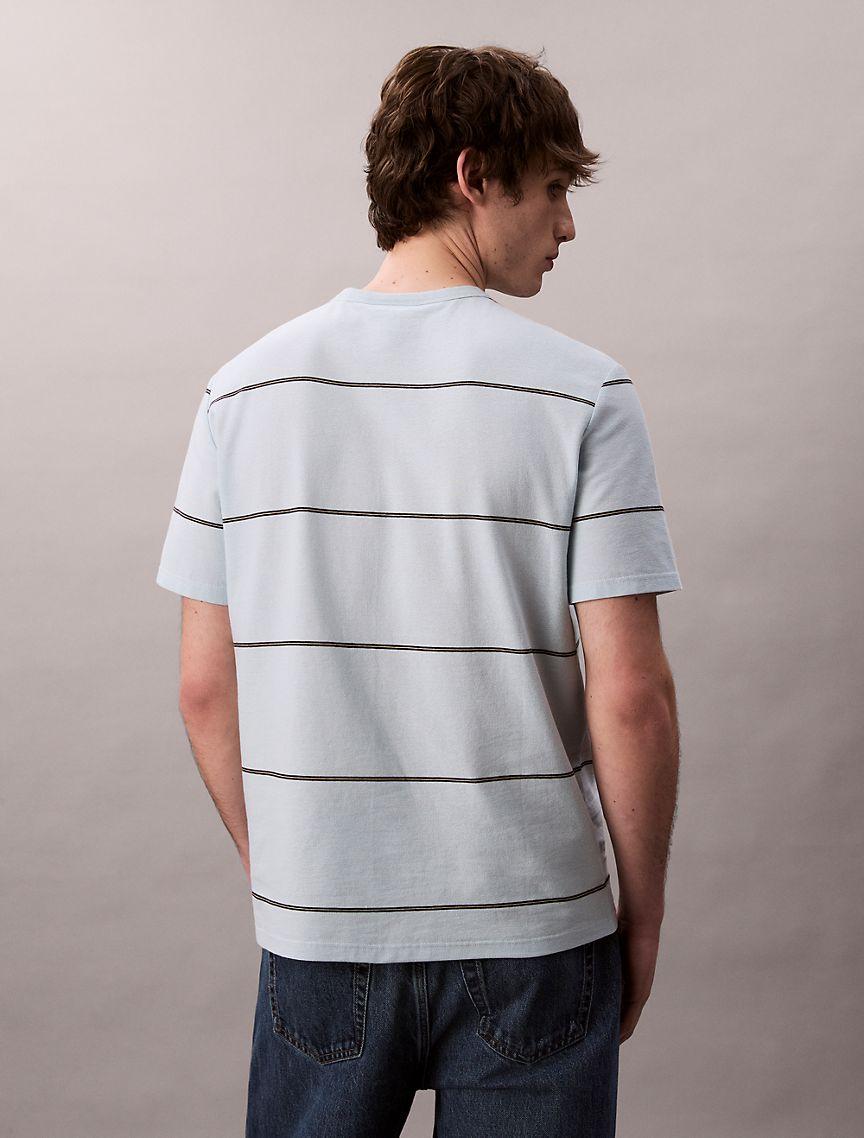 Cotton Stripe Relaxed T-Shirt  Product Image