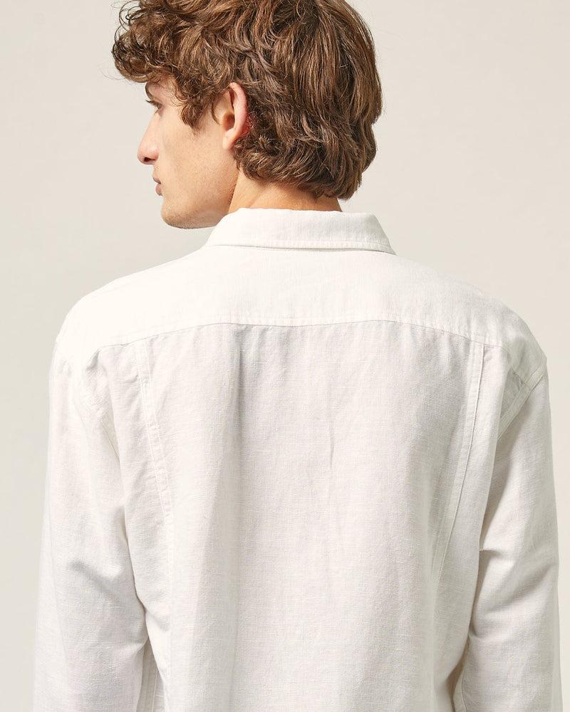 Linen Cotton LS - White Product Image