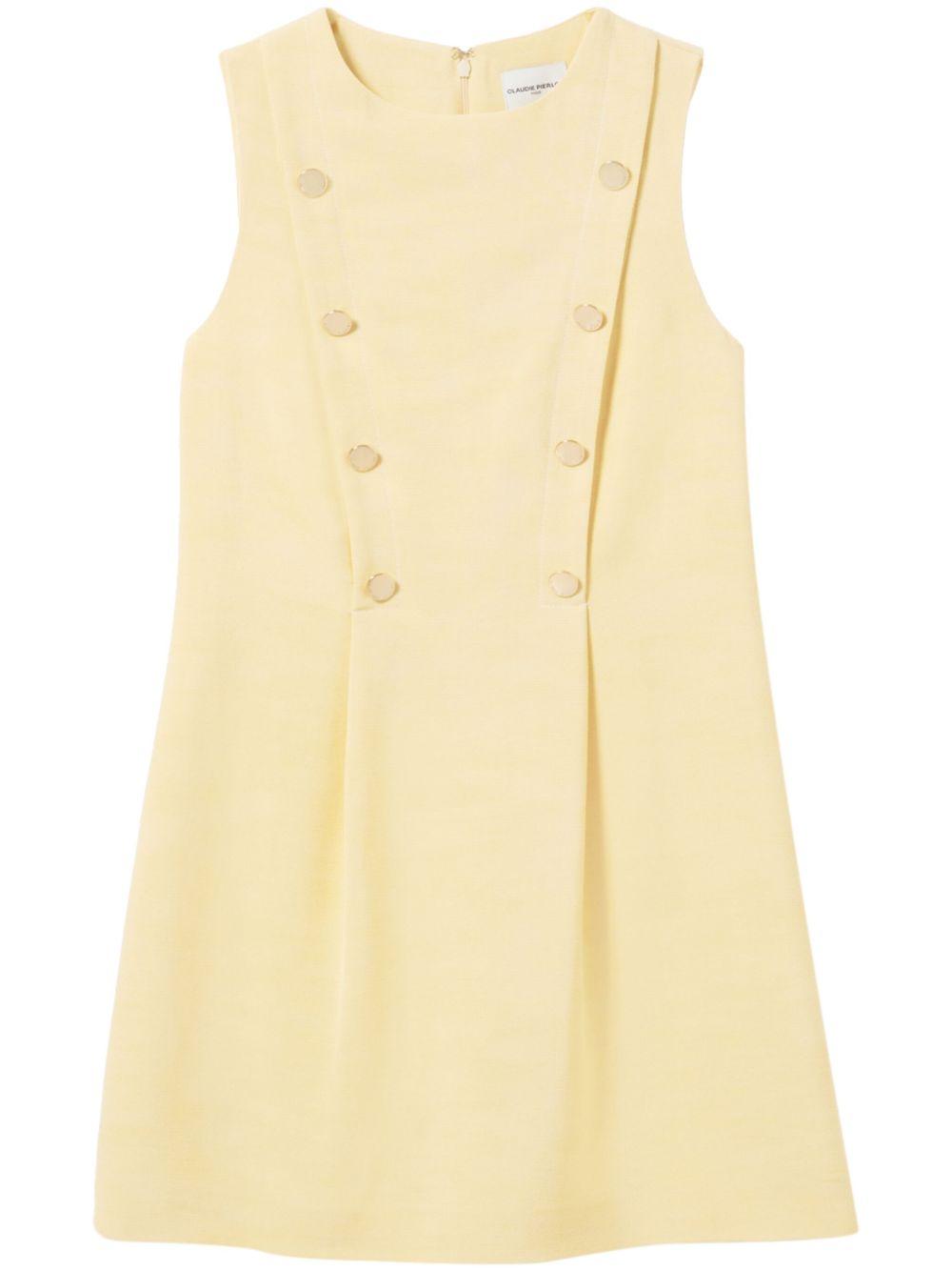 button-detailing mini dress Product Image