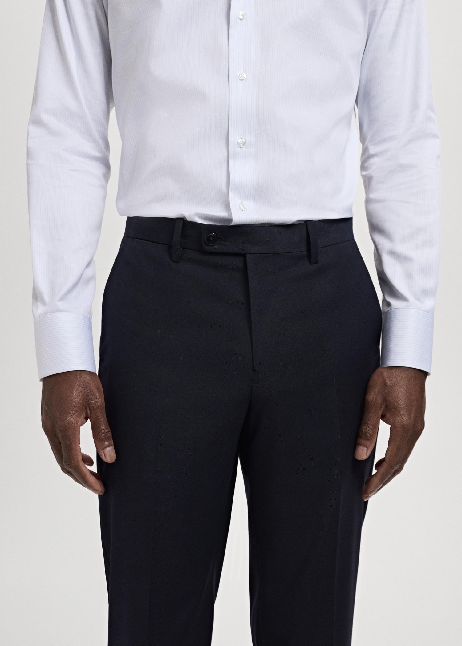 Milan slim-fit suit pants - Men | MANGO USA Product Image
