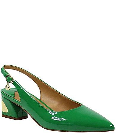 J. Renee Shayanne Patent Slingback Pumps Product Image