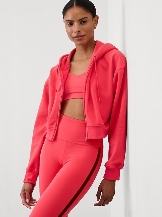 Forever Fleece Crop Full Zip Product Image