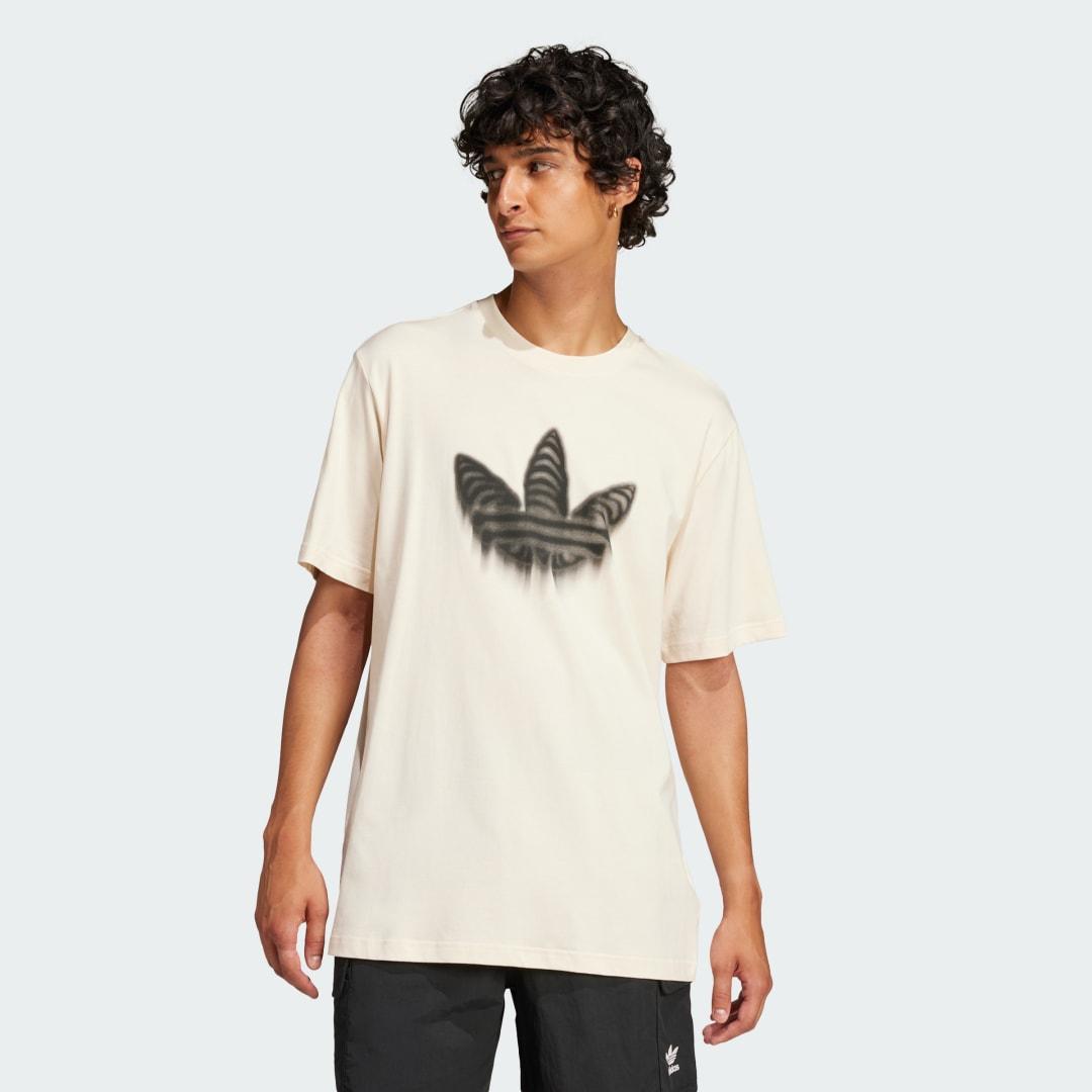 adidas Skeleton Trefoil Tee Black S Mens Product Image