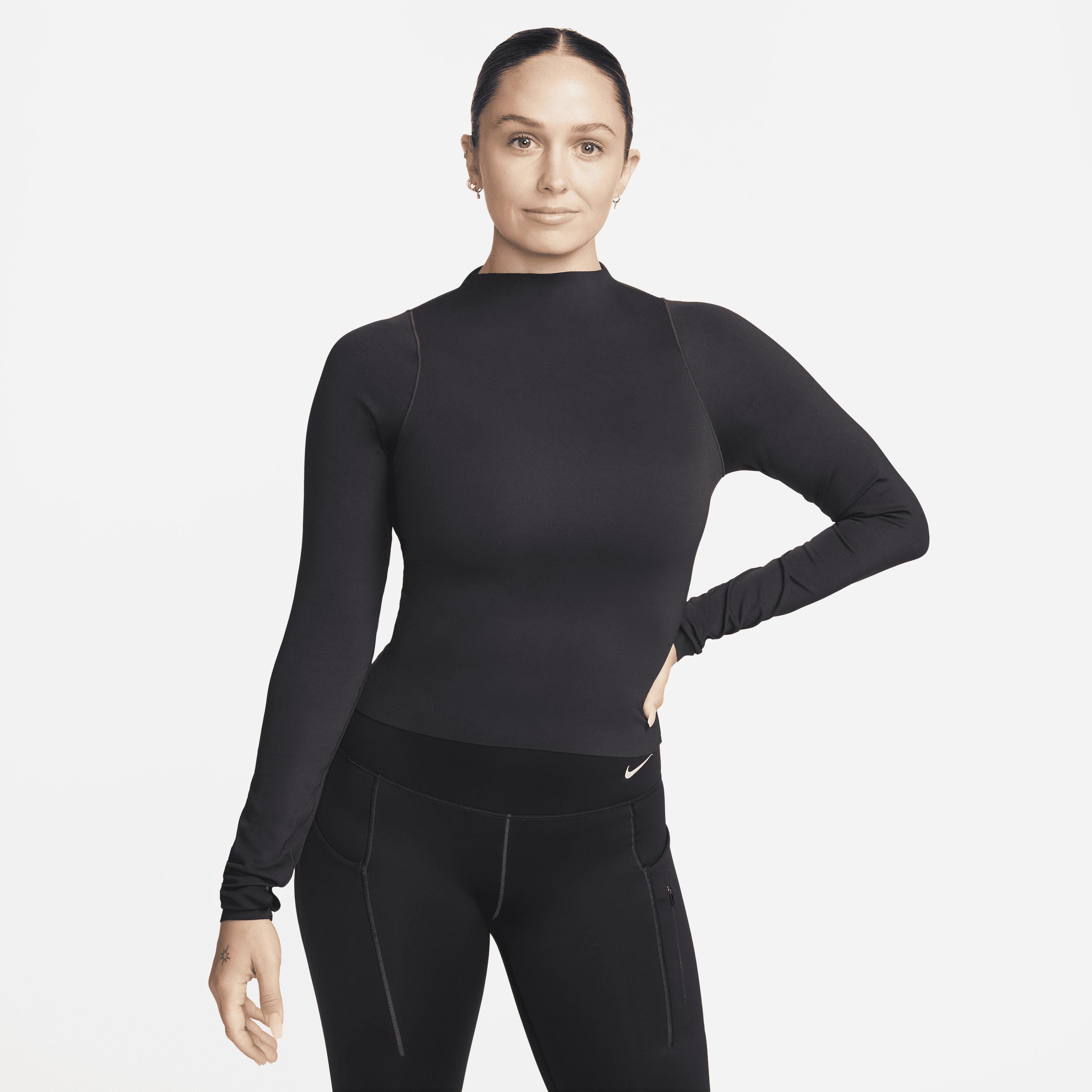 Nike Womens Zenvy Dri-FIT Long-Sleeve Top | FN3022-010 Product Image