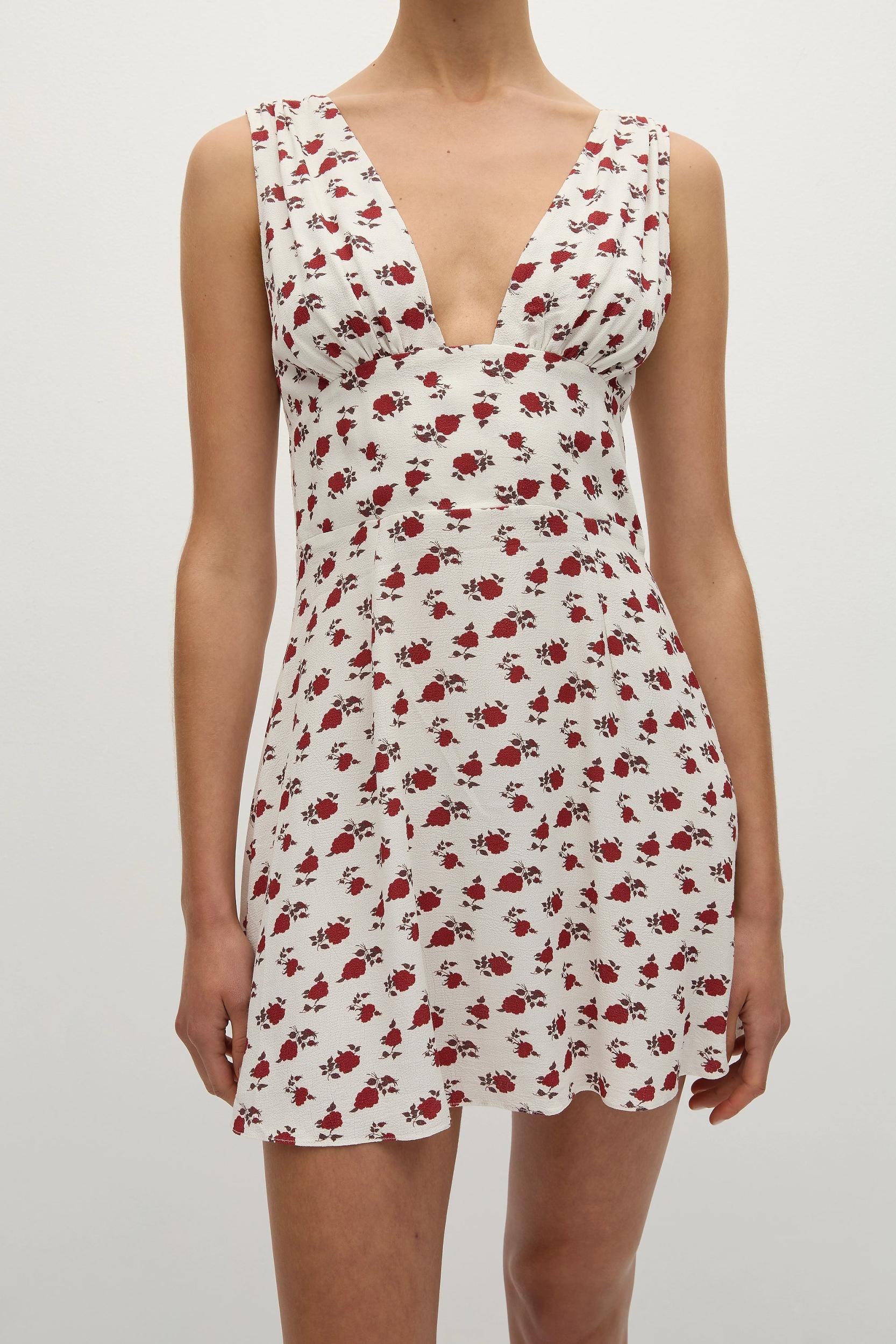 Mela Mini Dress Hazy Rose Deep Red - Final Sale Product Image