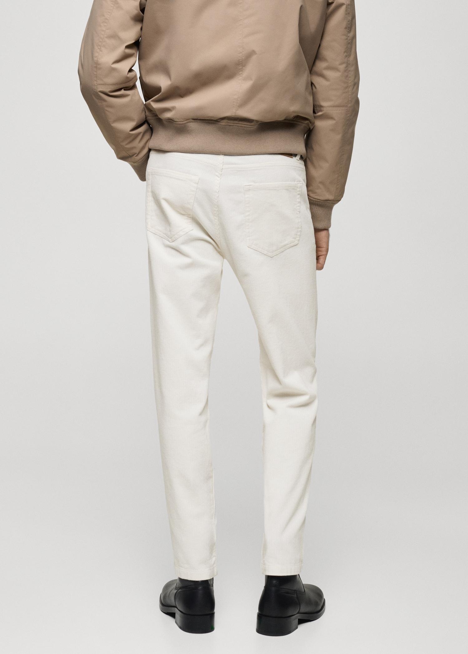Corduroy regular-fit pants - Men | MANGO USA Product Image