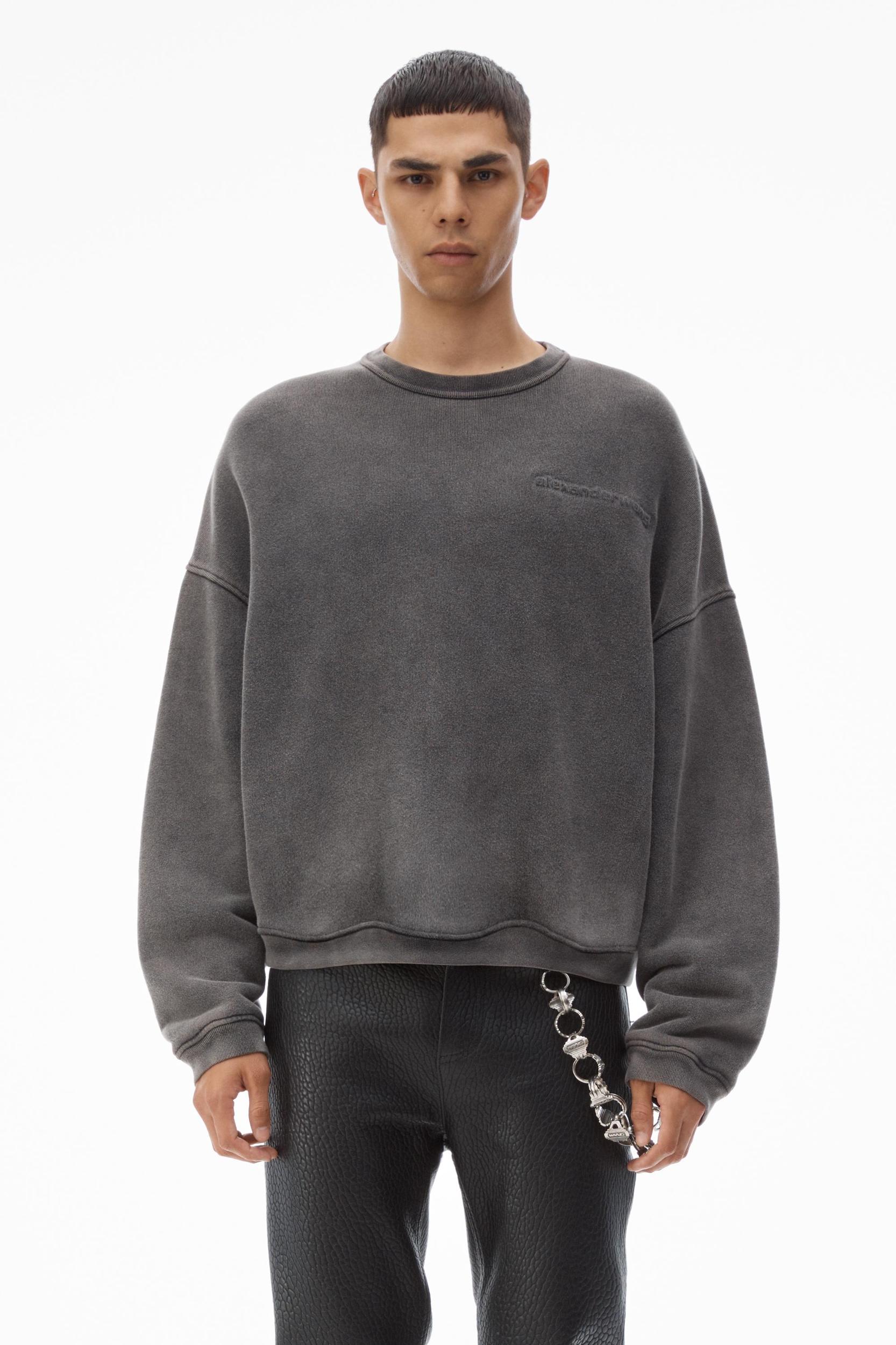 Men's Logo Crewneck Sweatshirt In Cotton Terry Product Image