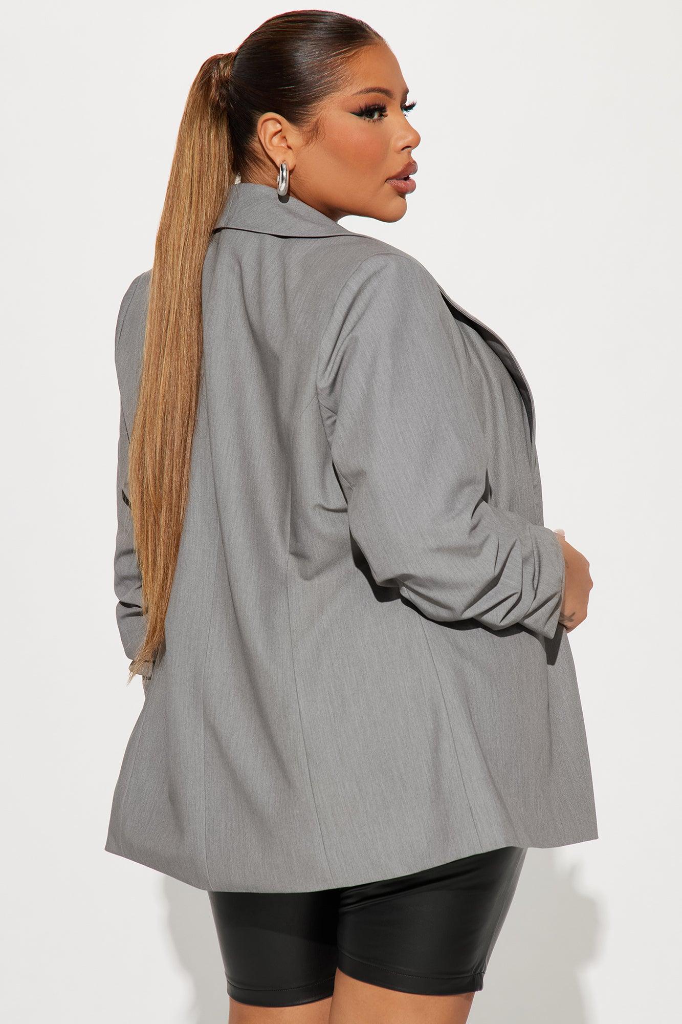 The Ashley Blazer - Grey Product Image