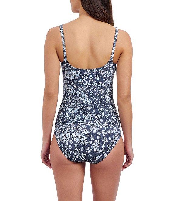 Profile By Gottex Flores Paisley Women's High Waist Shirred Swim Bottom Product Image