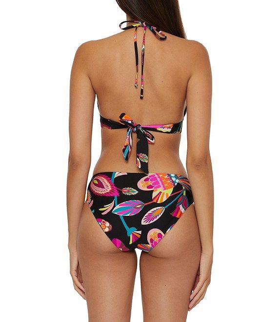 Trina Turk Luminary Printed Reversible Hipster Swim Bottom Product Image