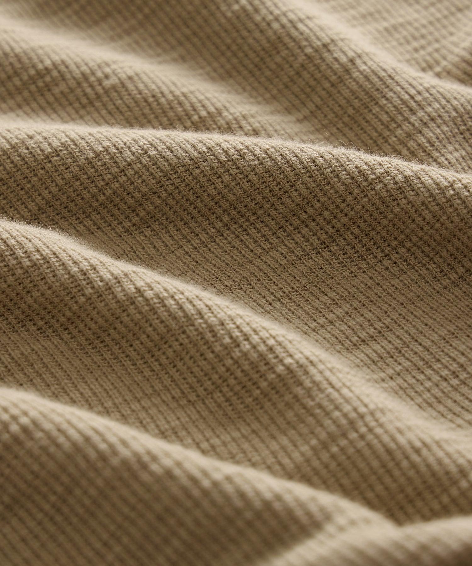 Lightweight Mini Waffle Henley in Baja Dunes Product Image
