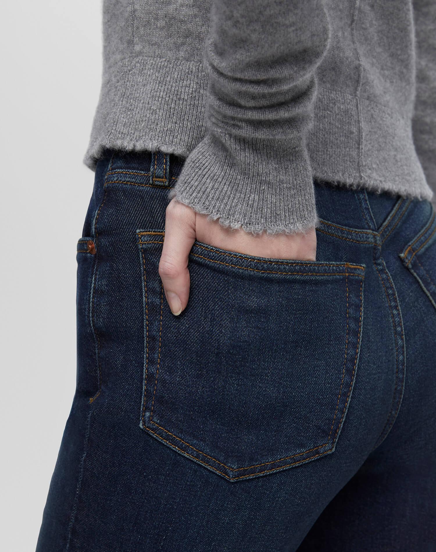 Cashmere Crewneck Cardigan - Grey Heather Product Image