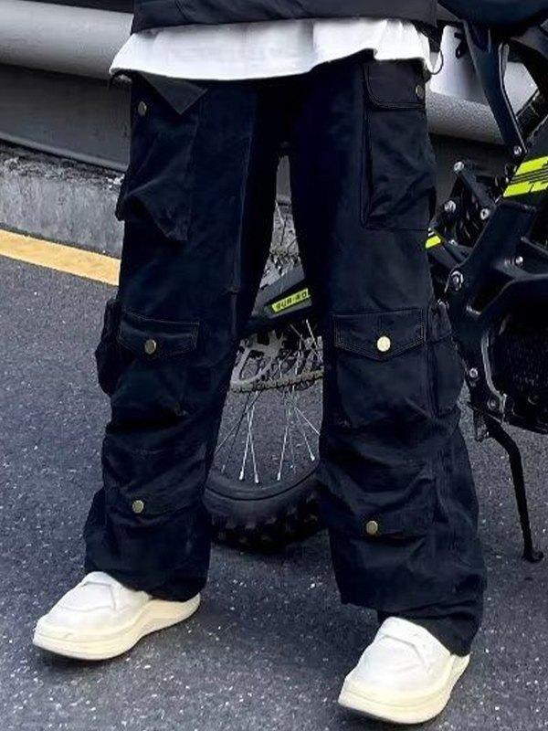 Men's Vintage Pocket Loose Cargo Pants Product Image