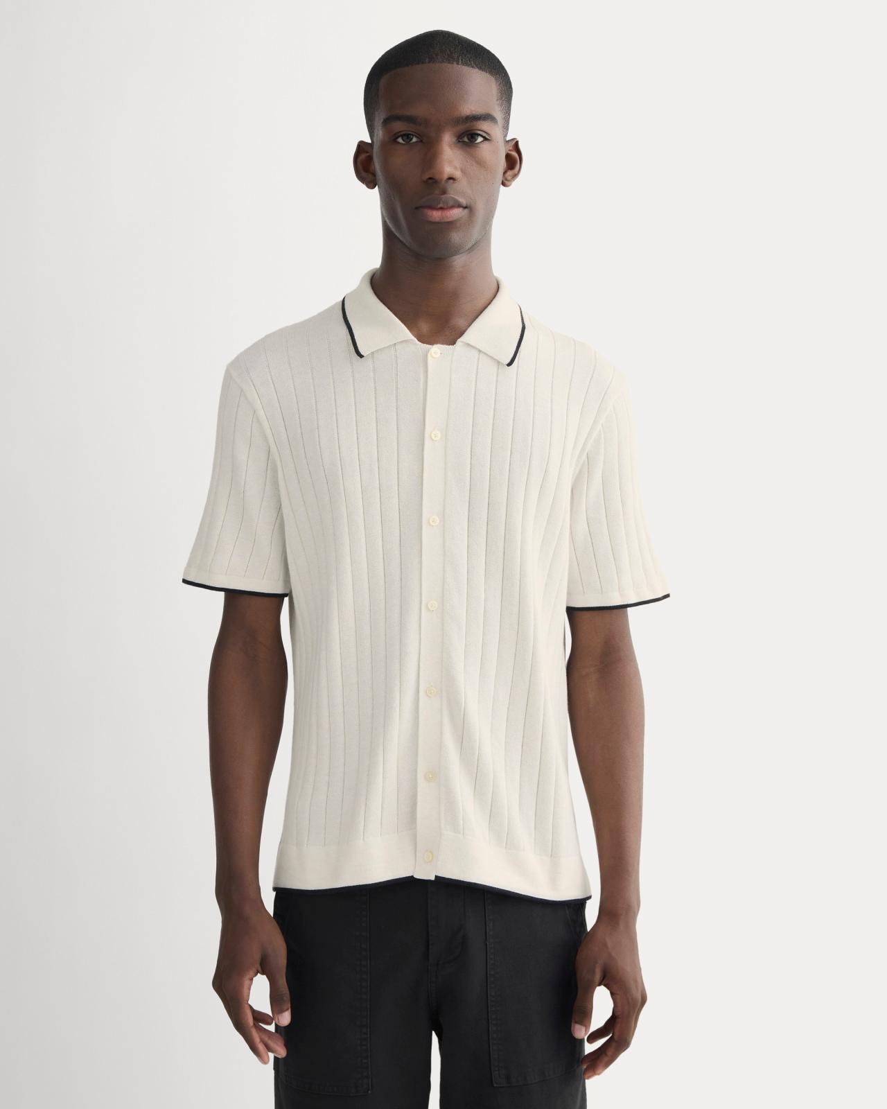 The No-Sweat Button-Down Polo Product Image