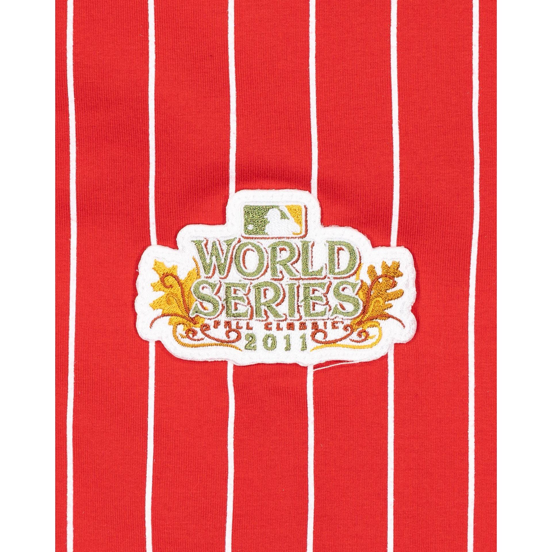 Philadelphia Phillies Logo Select Pinstripe Hoodie Male Product Image