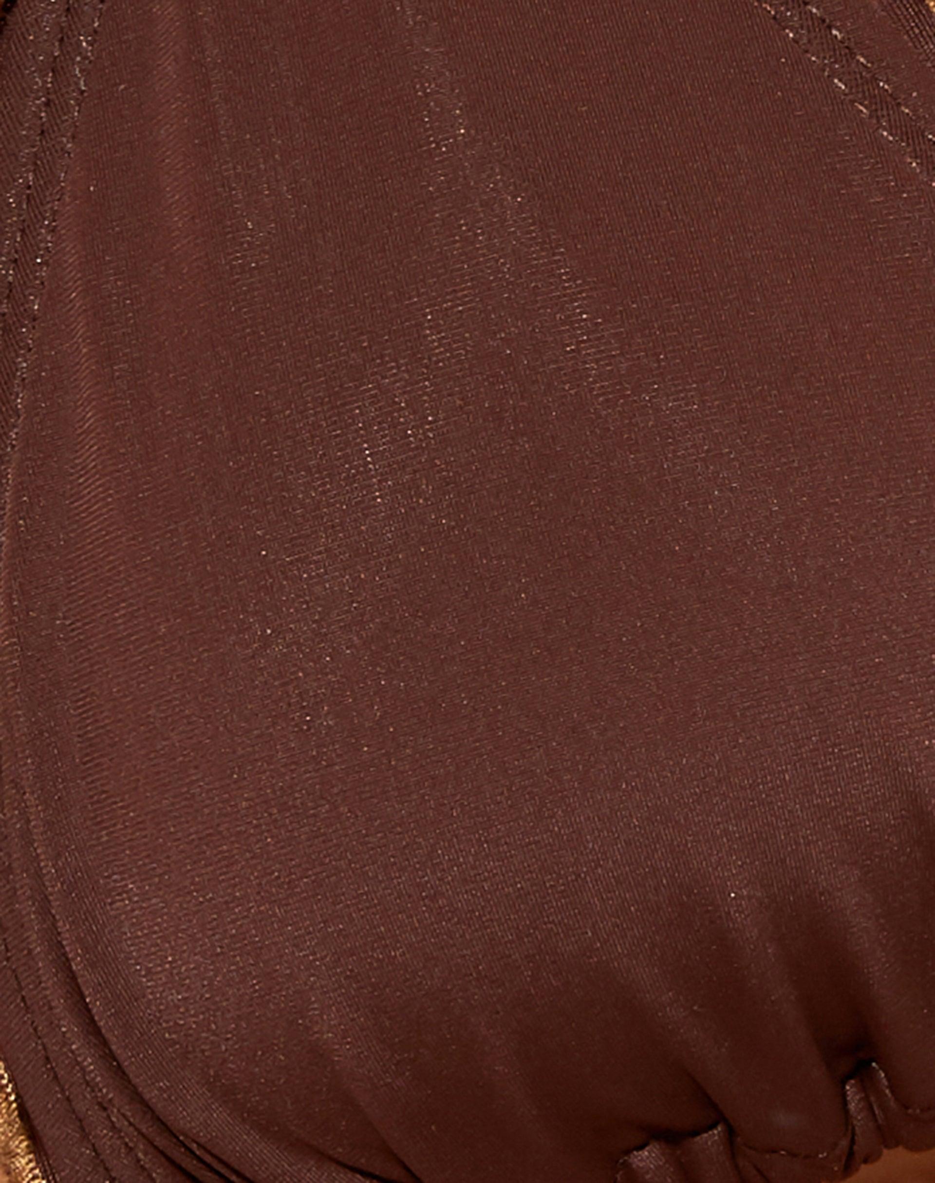 Pumy Triangle Bikini Top in Choco Brown Product Image