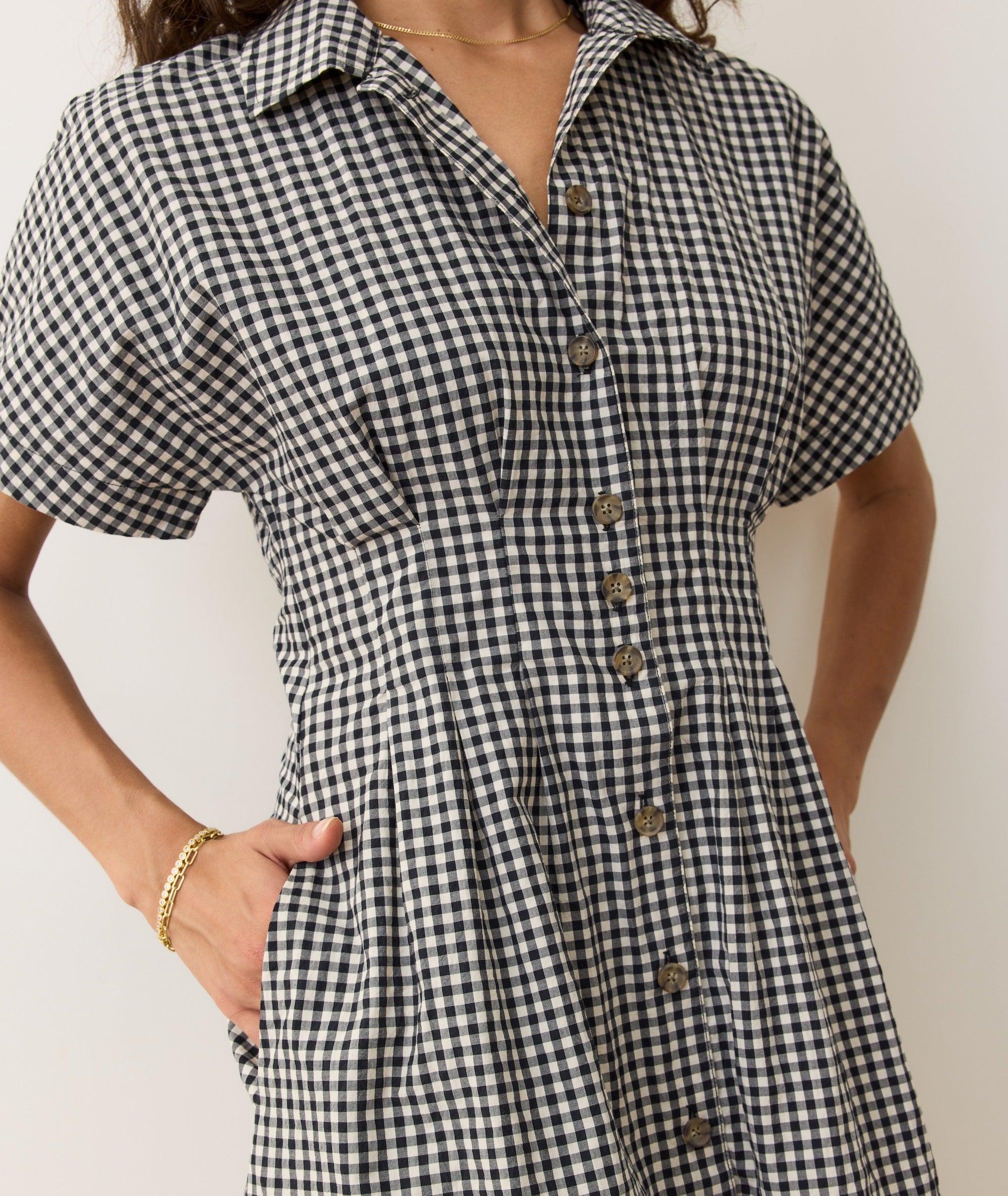 Arden Mini Shirt Dress Product Image