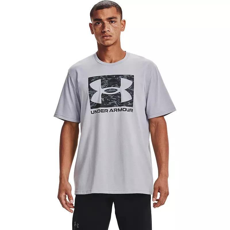 Big & Tall Under Armour Camo Boxed Logo Tee, Men's,  Product Image