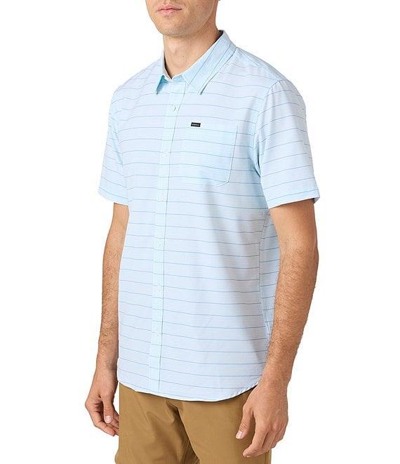 O'Neill TRVLR UPF Traverse Relaxed Fit Short Sleeve Striped Woven Shirt Product Image