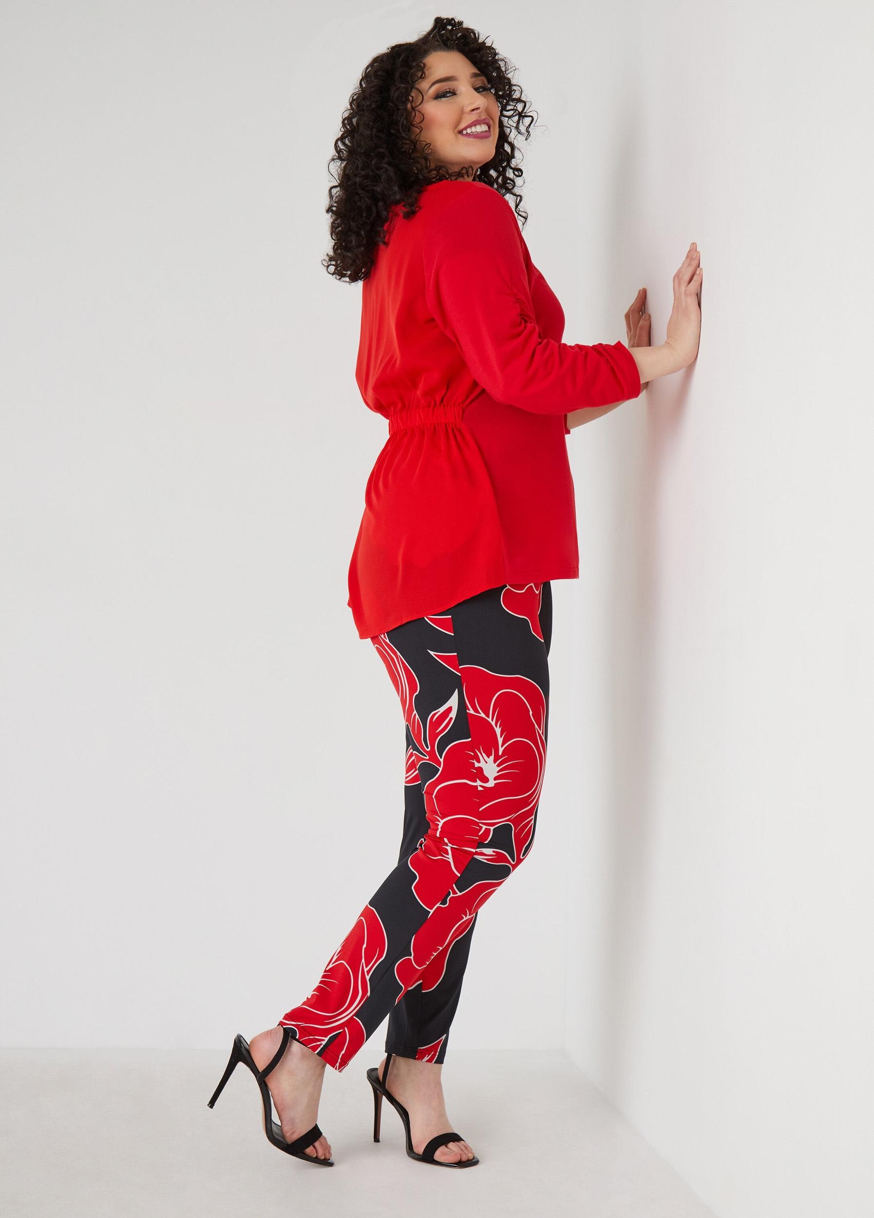 Floral Print High Rise Leggings Product Image