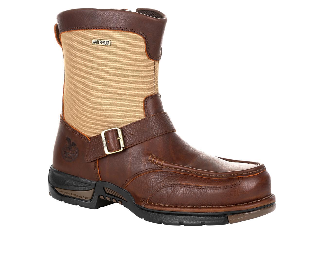 Men's Georgia Boot Athens Waterproof Side-Zip Work Boots Product Image