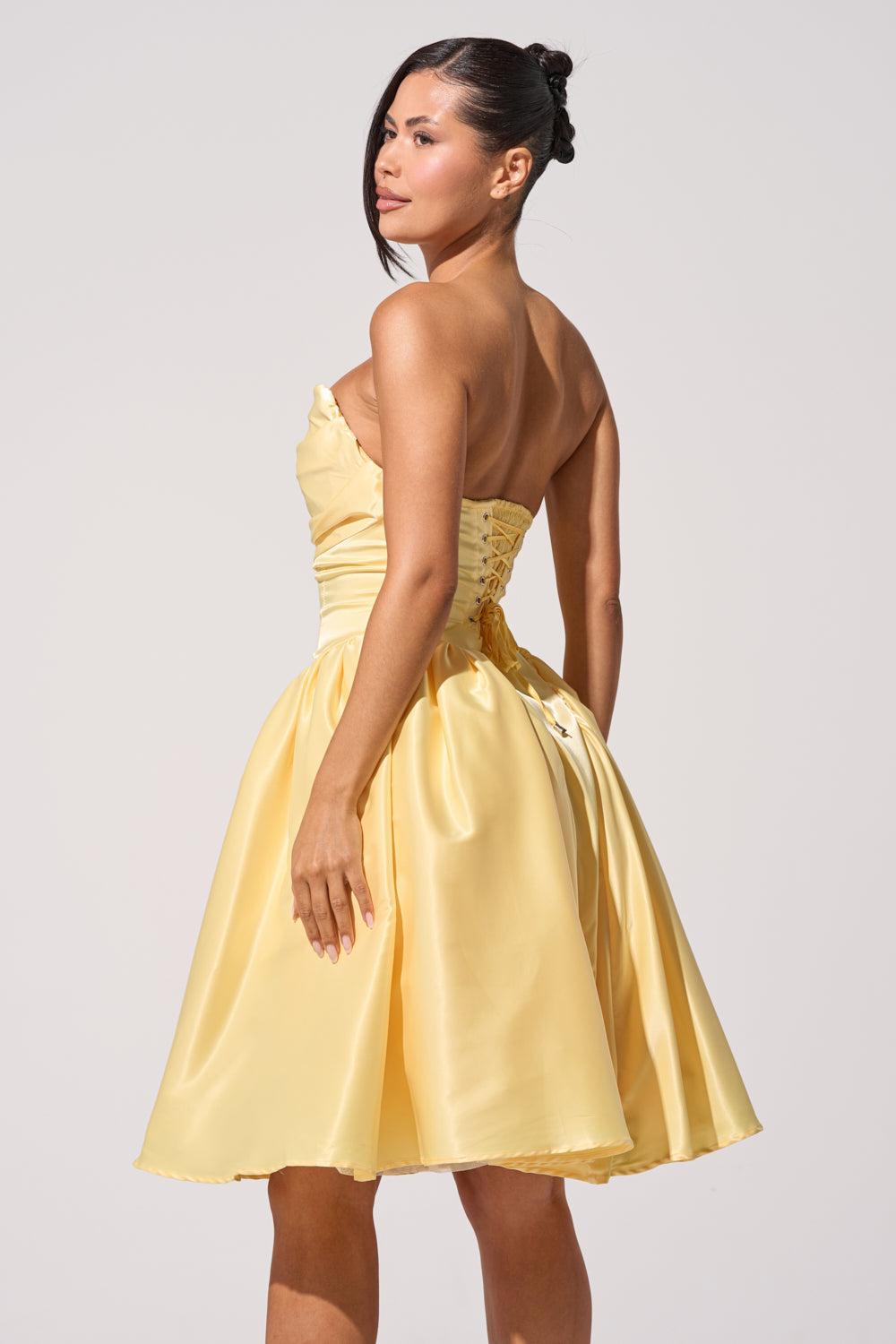 SHE CUTE CORSET MIDI DRESS Product Image