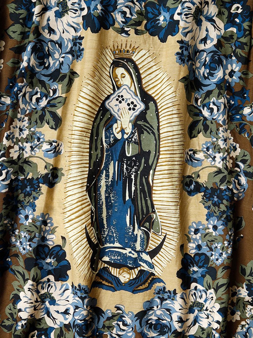 SILK RAYON CHAMPETRE MARIA PATTERN WRANGLE COLLAR ALOHA SHIRT Male Product Image