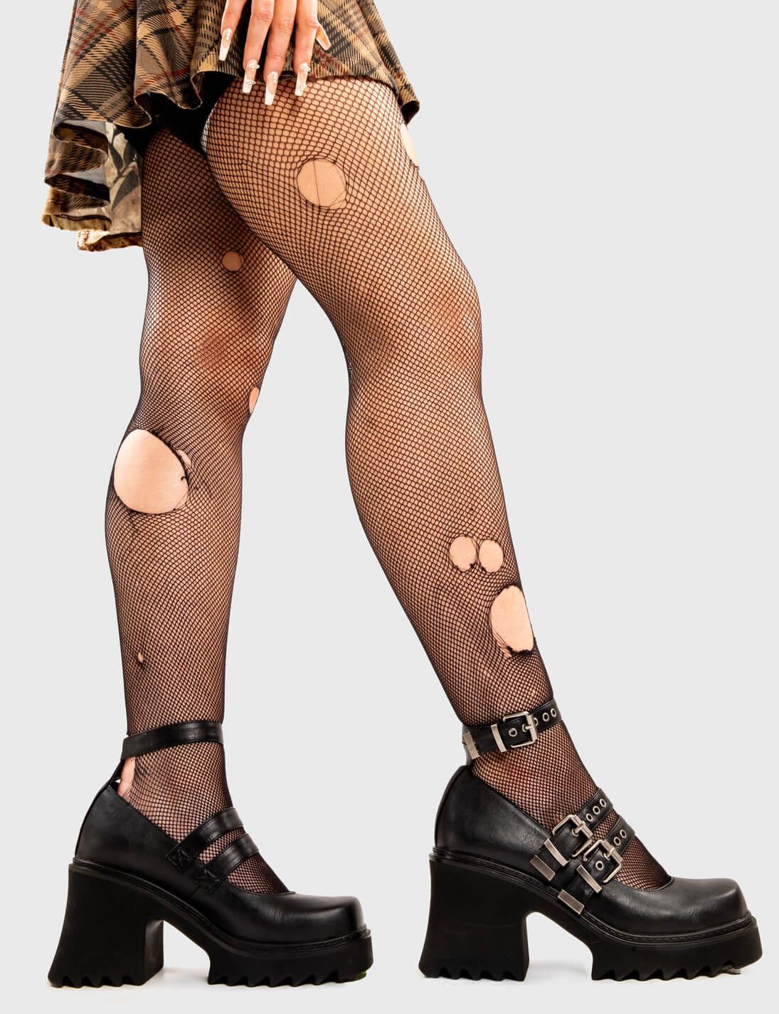 Displaced Chunky Mary Jane Shoes Product Image