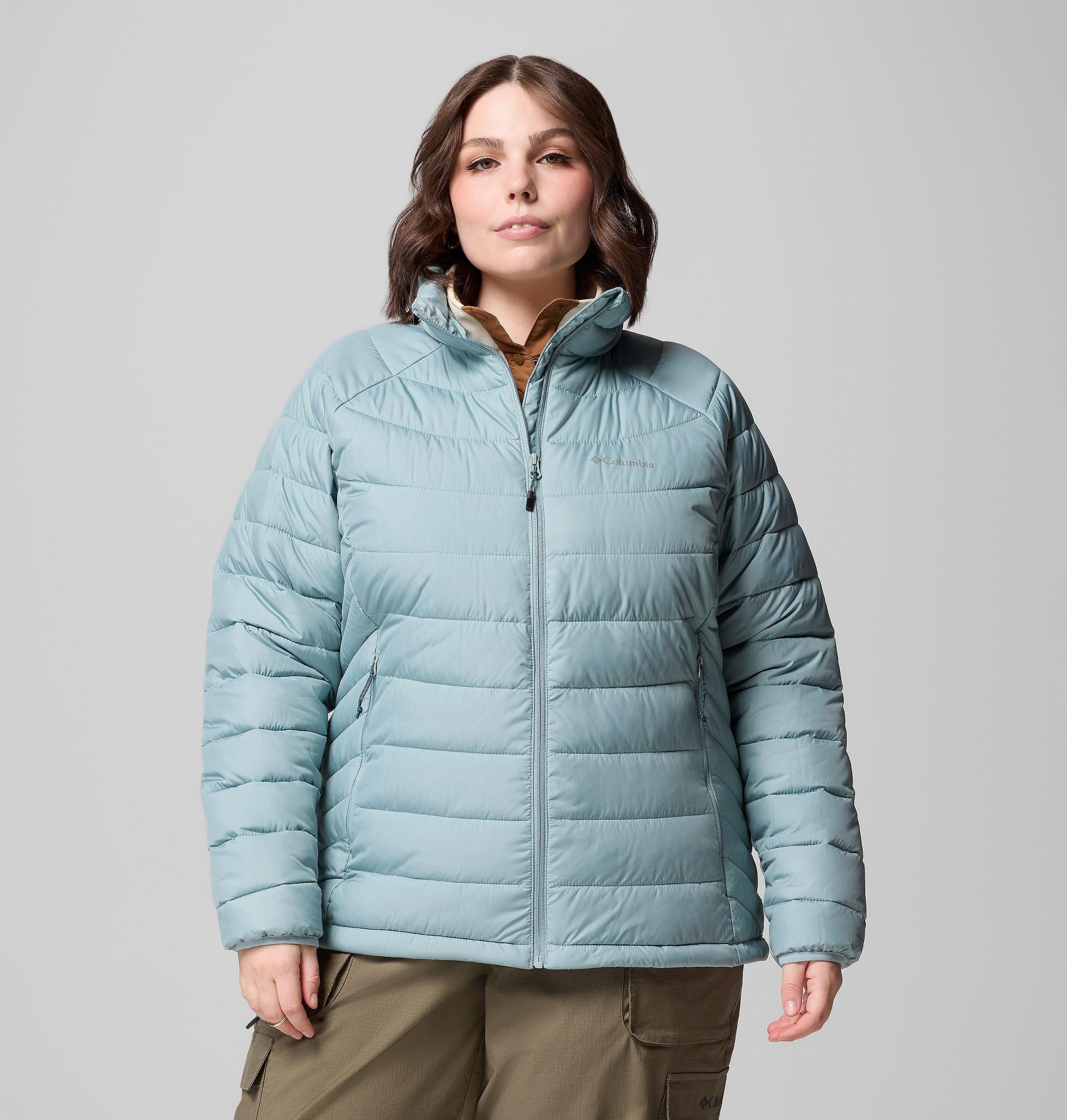 Columbia Womens Powder Lite II Full Zip Jacket - Plus Size- Product Image