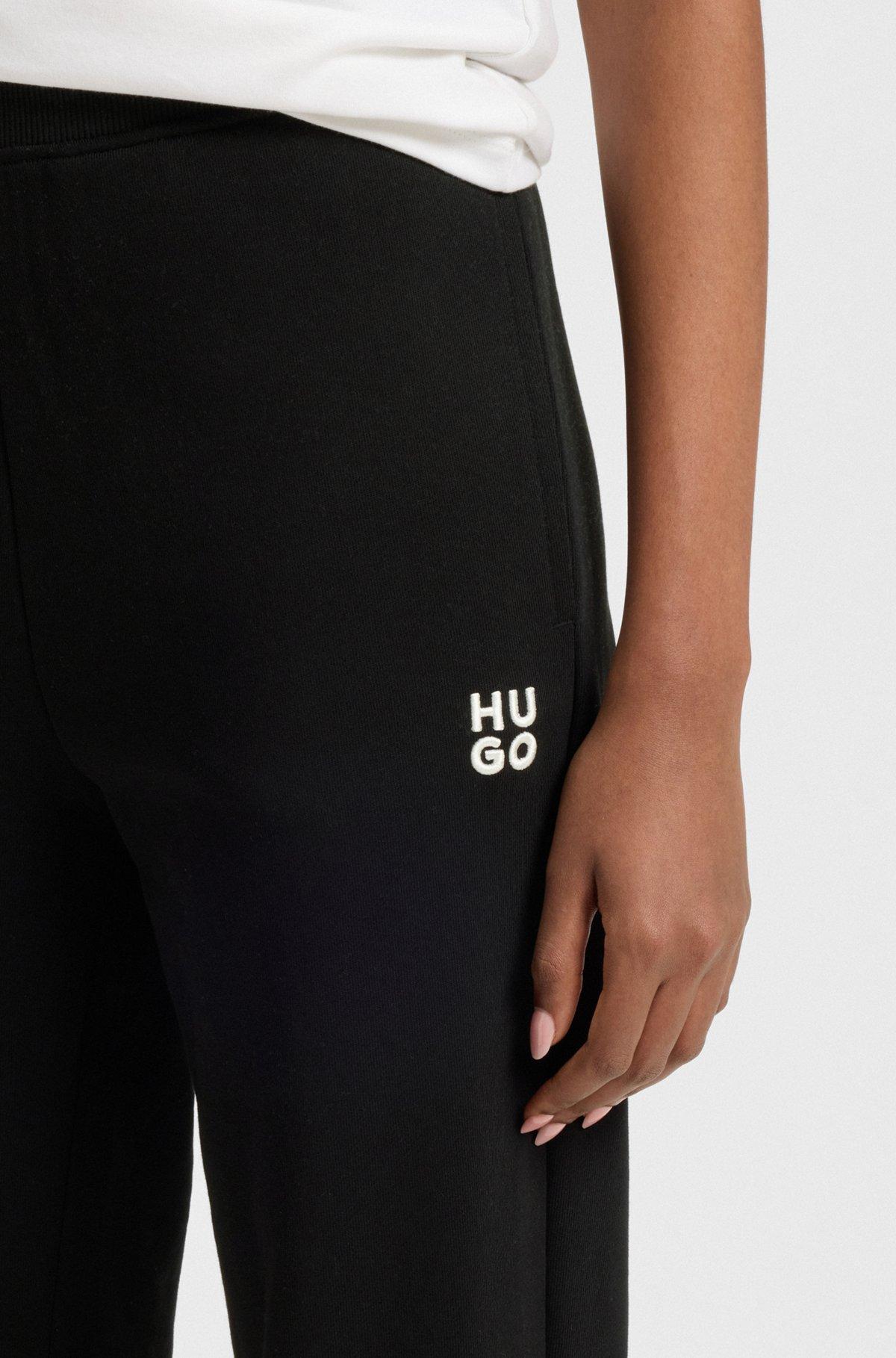 Stacked-logo tracksuit bottoms in cotton terry Product Image