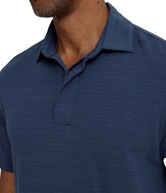 Southern Tide Woodland Covered Placket Short Sleeve Polo Shirt Product Image