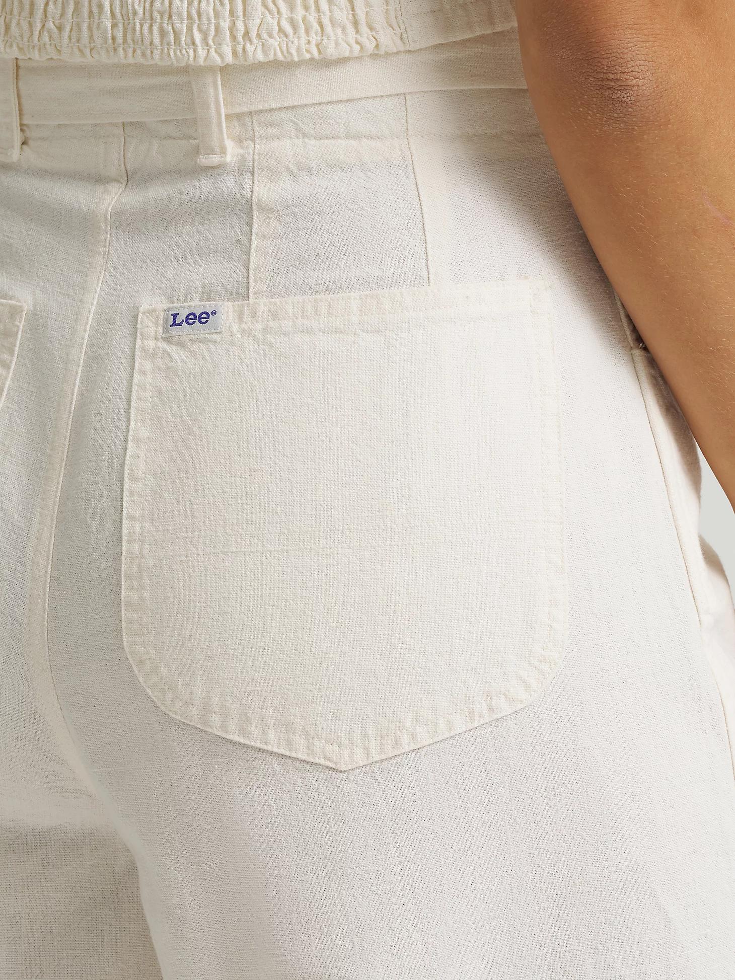 Women's High Rise Pleated Linen Trouser Pant | Women's Pants | Lee® Product Image