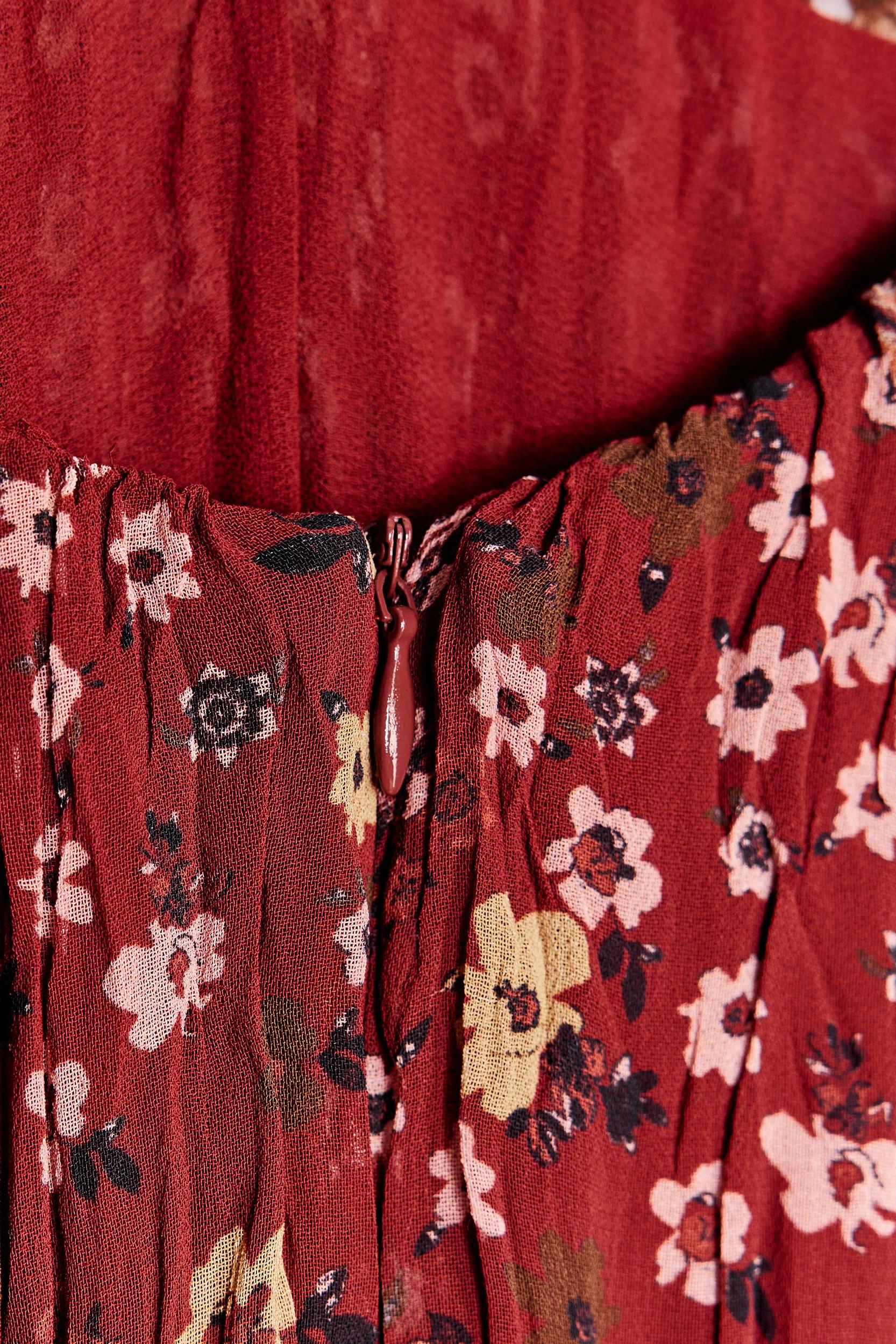 FLORAL PRINT DRESS ZW COLLECTION Product Image