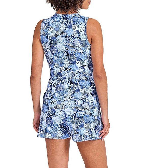 Tommy Bahama Sanibelle V-Neck Wrap Romper Swim Cover-Up Product Image