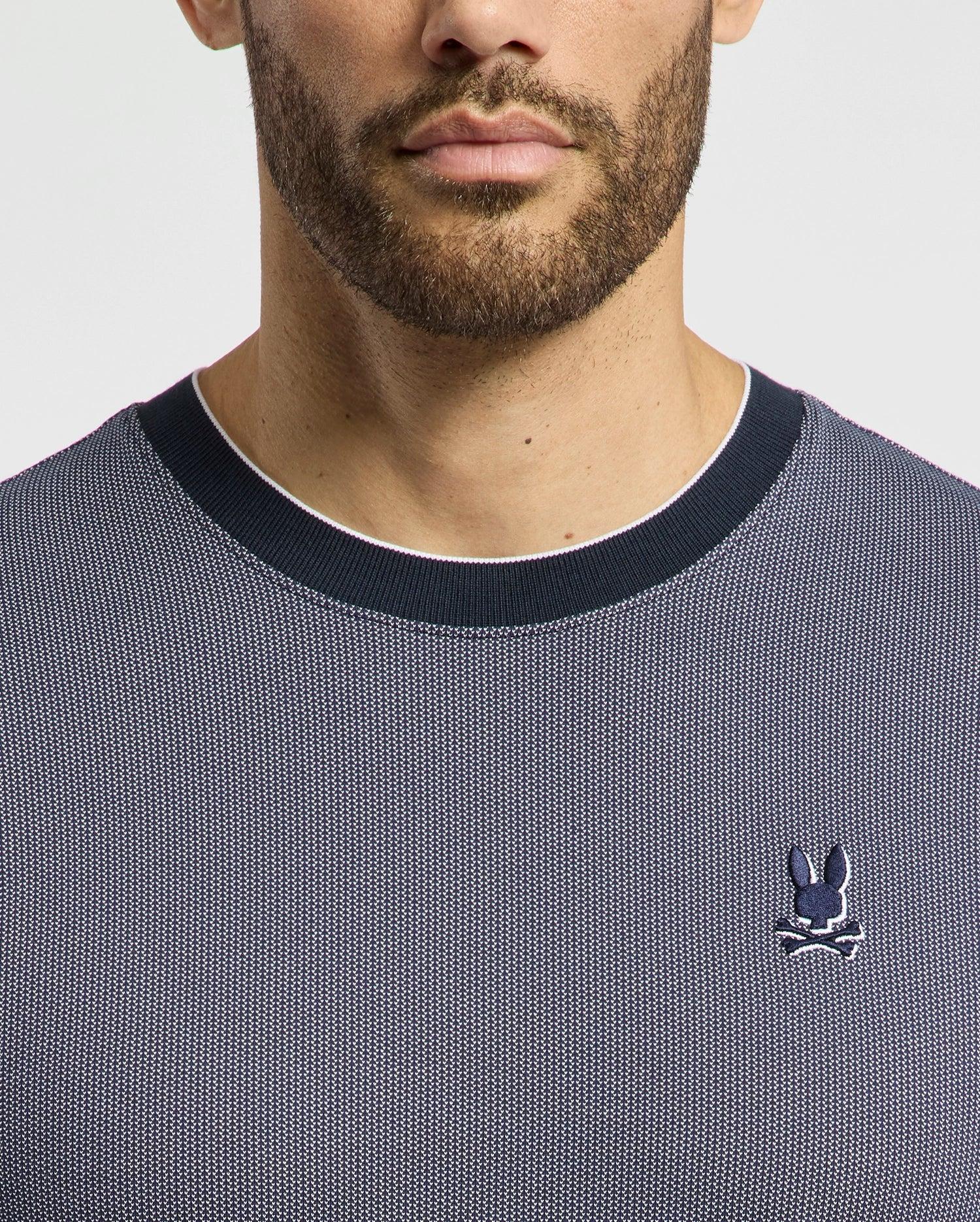 MENS MACKAY JACQUARD SIGNATURE TEE - B6U576F200 Male Product Image