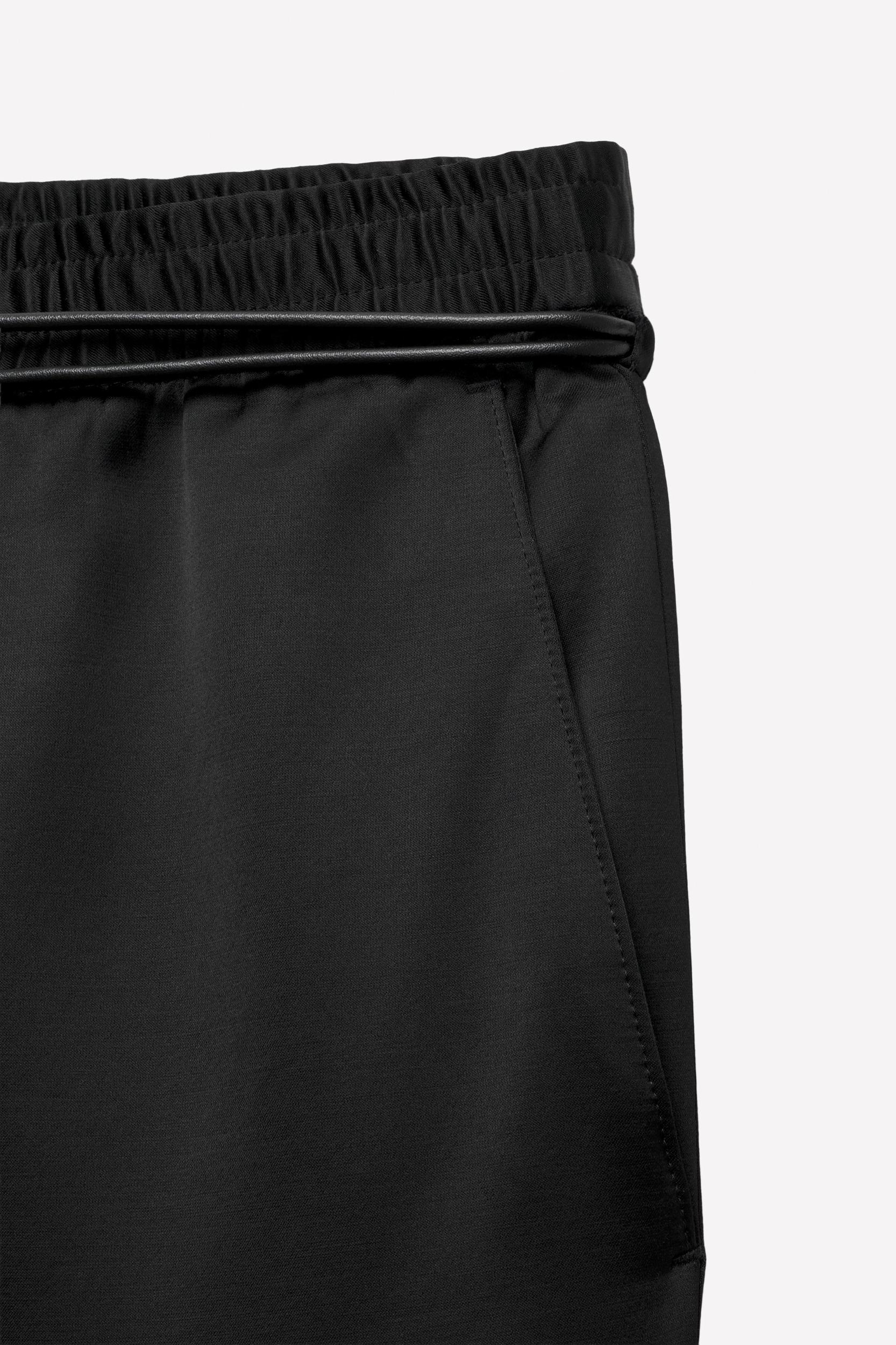 VISCOSE - WOOL BELTED PANTS LUDOVIC DE SAINT SERNIN x ZARA Product Image