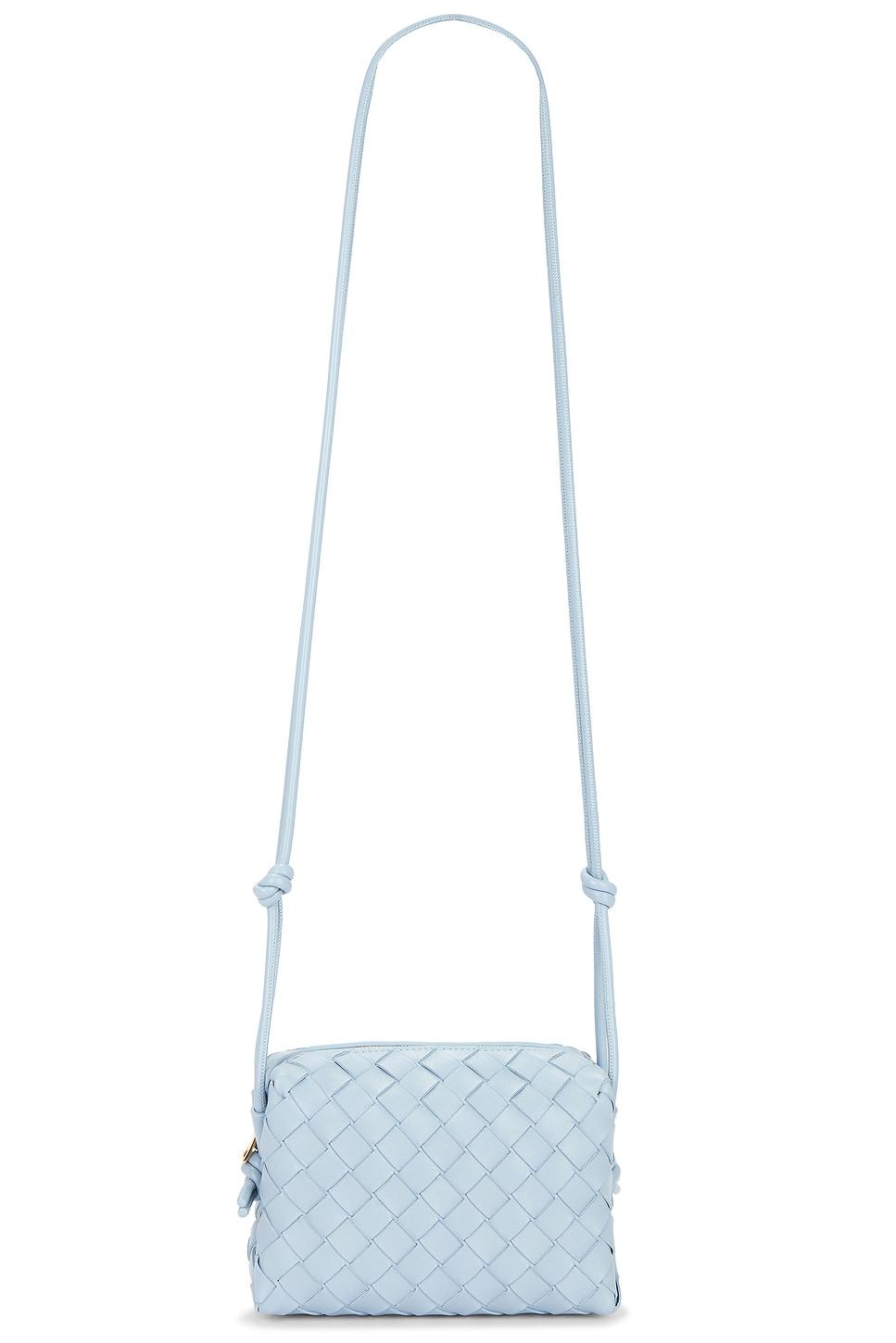Bottega Veneta Mini Loop Bag in Baby Blue Product Image
