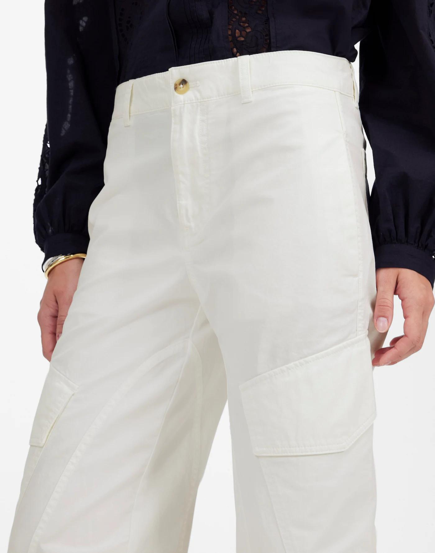 The Tall Barrel-Leg Utility Pant in Garment-Dyed Twill Product Image