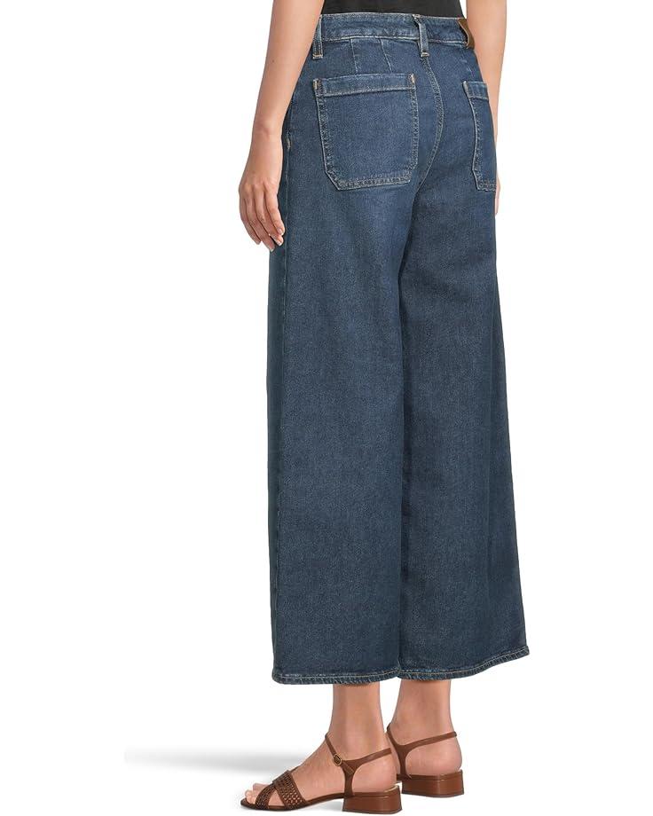 Women's Lauren Ralph Lauren Petite High-Rise Wide-leg Cropped Jean Product Image