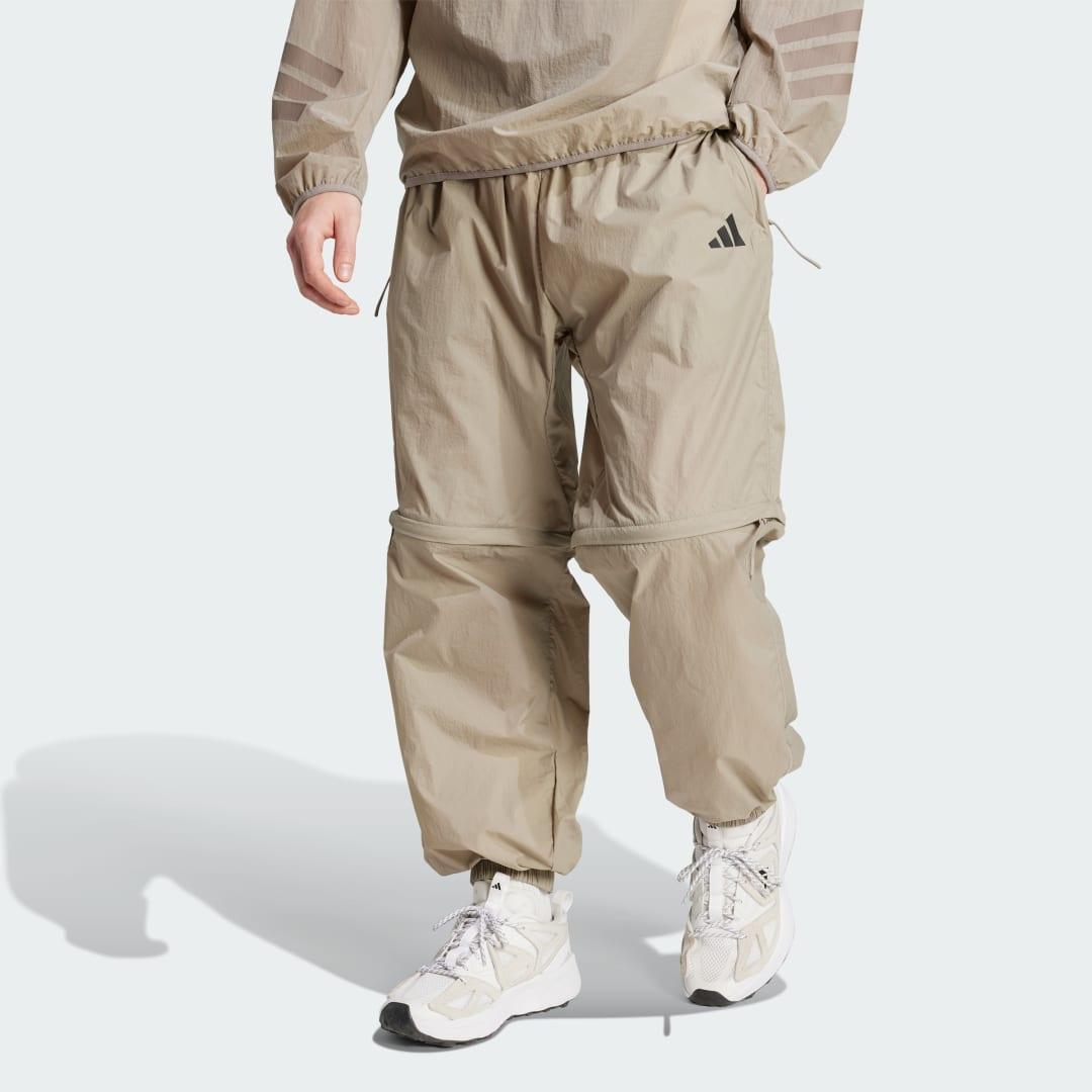 adidas City Escape Premium Zip-Off Cargo Pants Putty Beige XL Mens Product Image