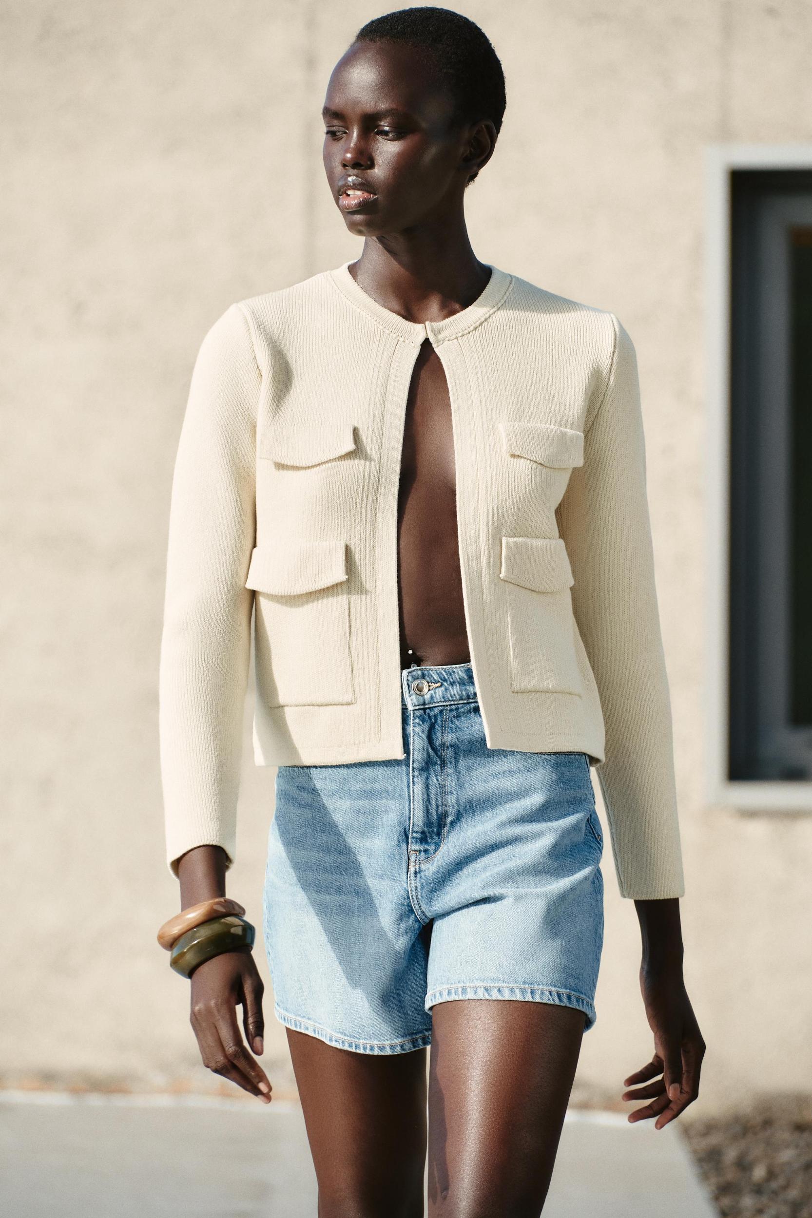 POCKET KNIT CARDIGAN Product Image